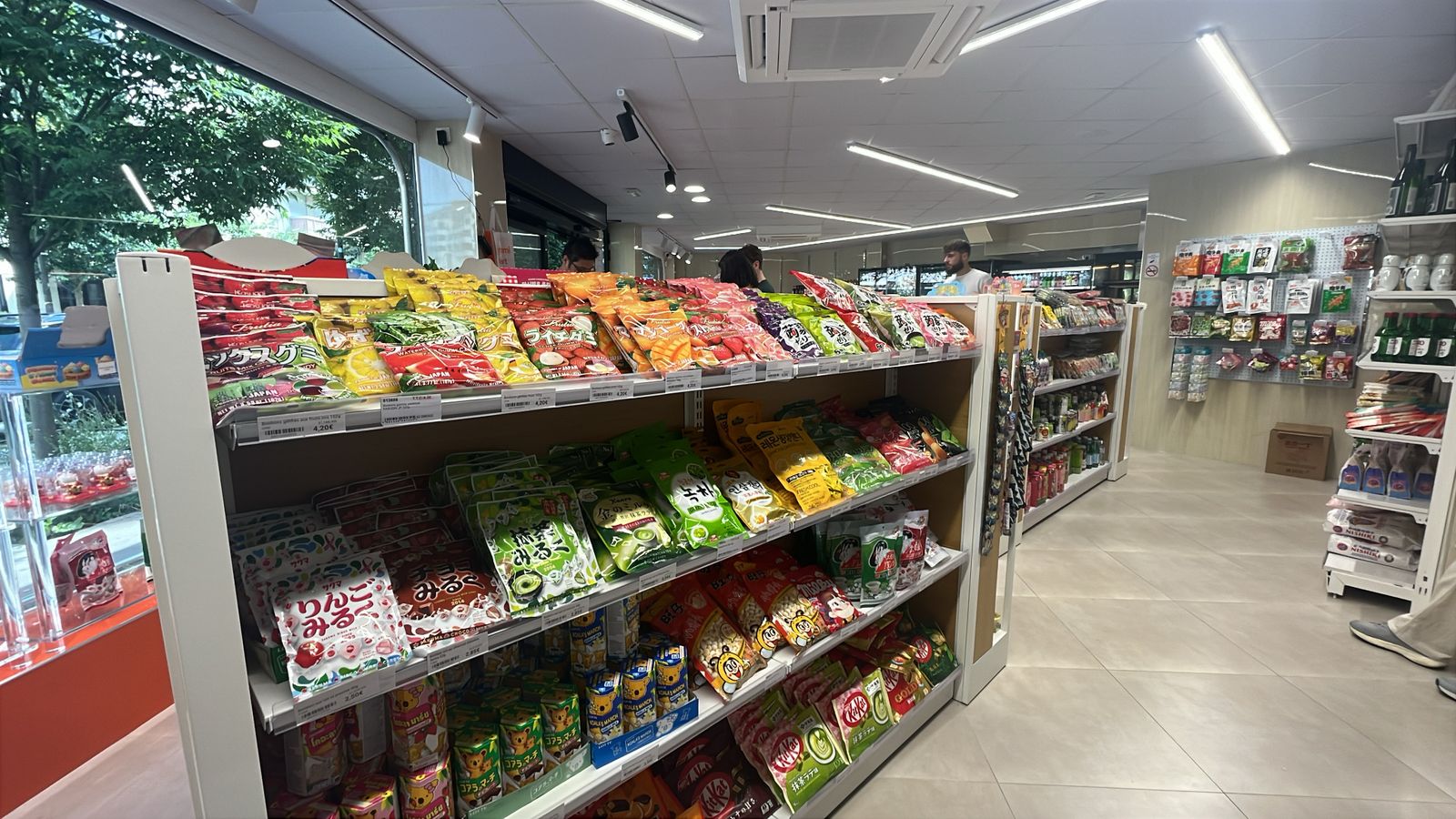 Rayon snacks et nouilles asiatiques